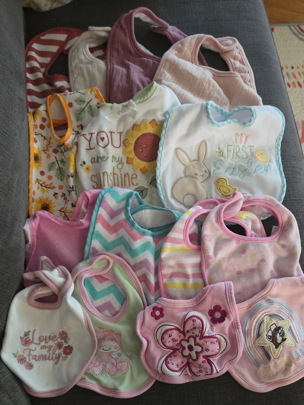 16 Assorted Baby Bibs